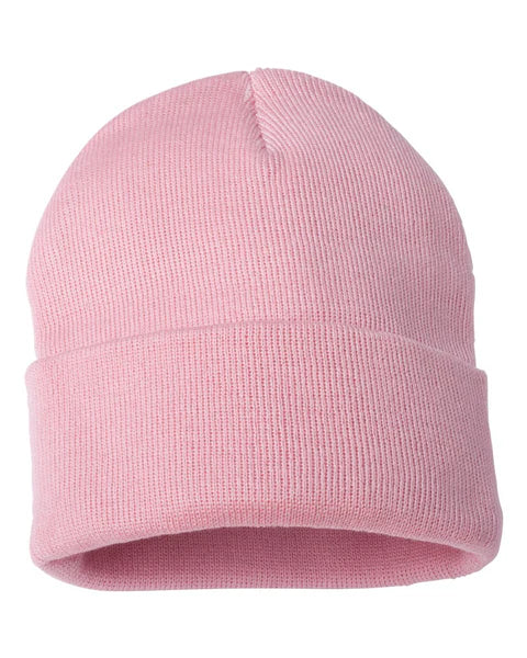 Create Your Own Custom Beanie with a Tan Leatherette Patch