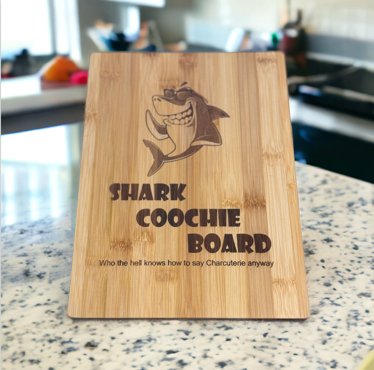 Square Bamboo Shark Coochie Board(Charcuterie Board)