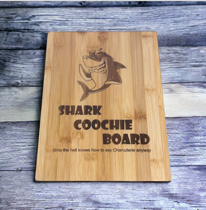 Square Bamboo Shark Coochie Board(Charcuterie Board)