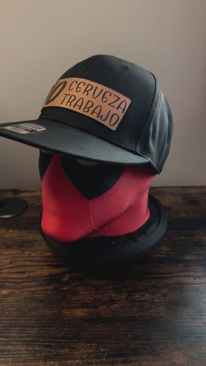No Cerveza No Trabajo Flat Bill Snap Back Hat